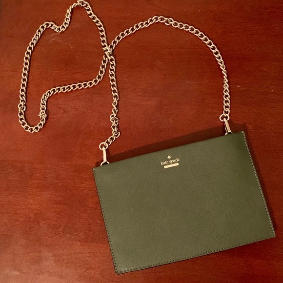 kate spade Handbags - Kate Spade Olive Green Crossbody Purse
